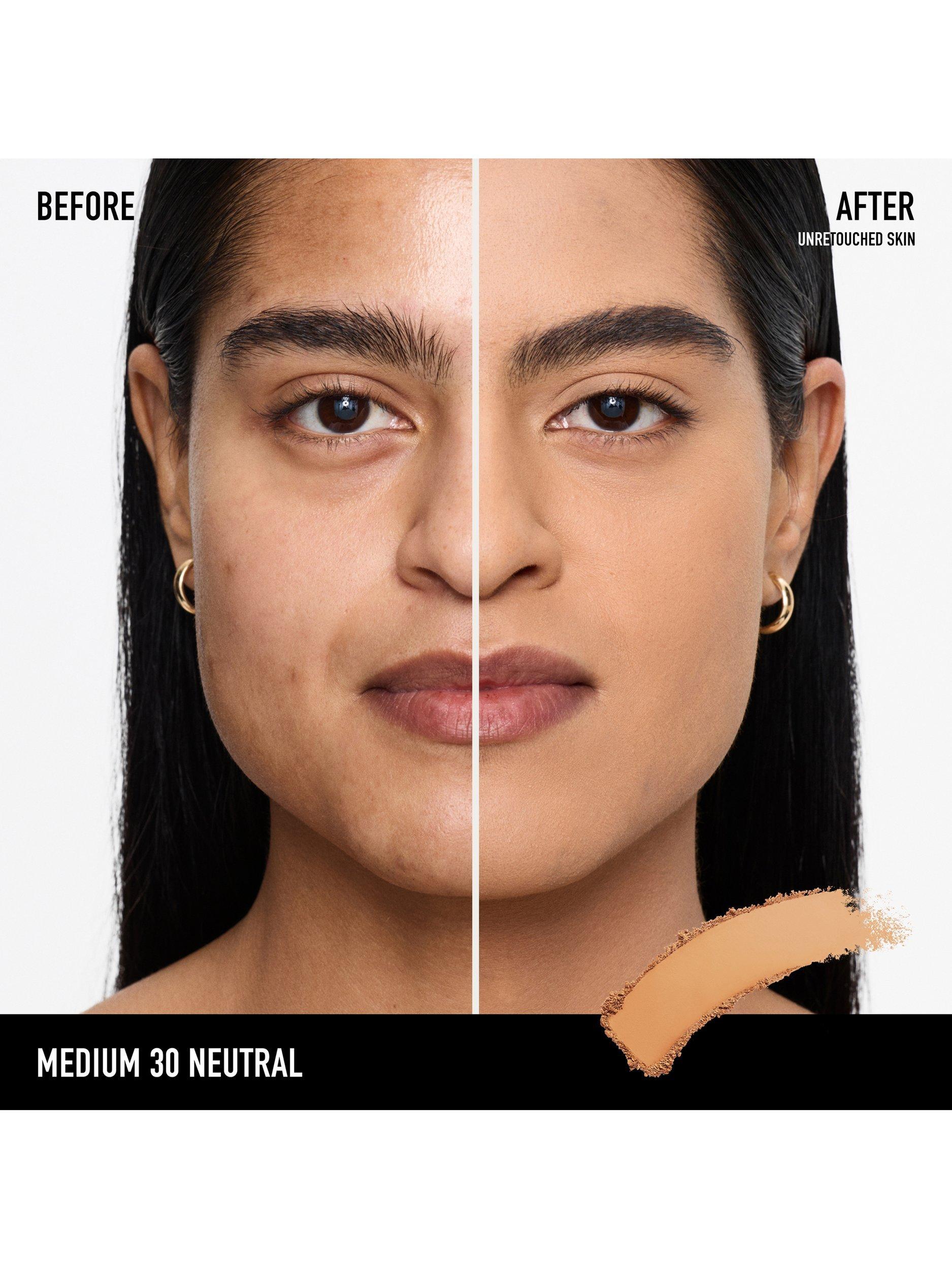 Product image 3 of 8, which shows bareMinerals BAREPRO™ 24HR Skin-Perfecting Powder Foundation, Medium 30 Neutral