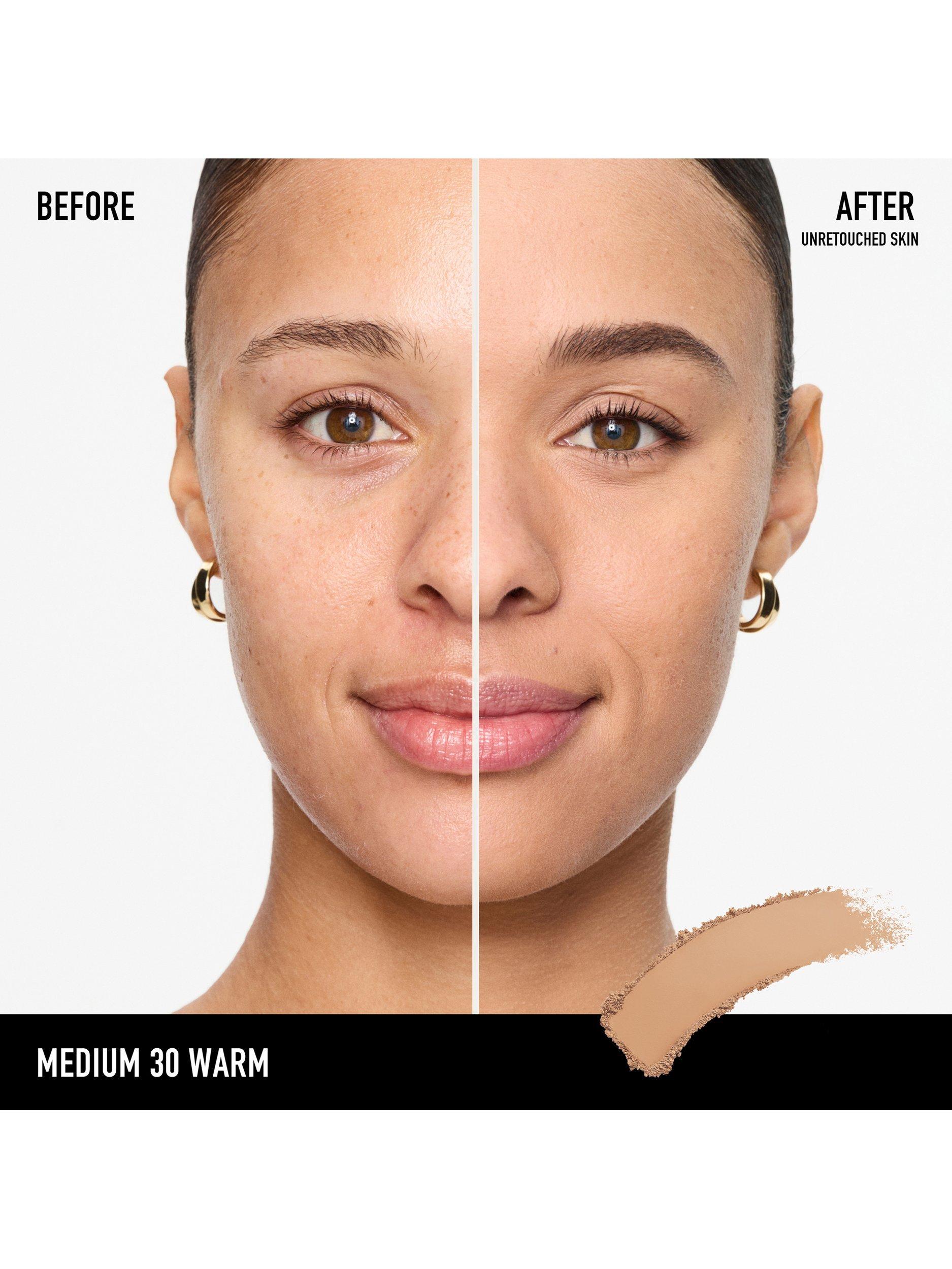 Product image 3 of 8, which shows bareMinerals BAREPRO™ 24HR Skin-Perfecting Powder Foundation, Medium 30 Warm