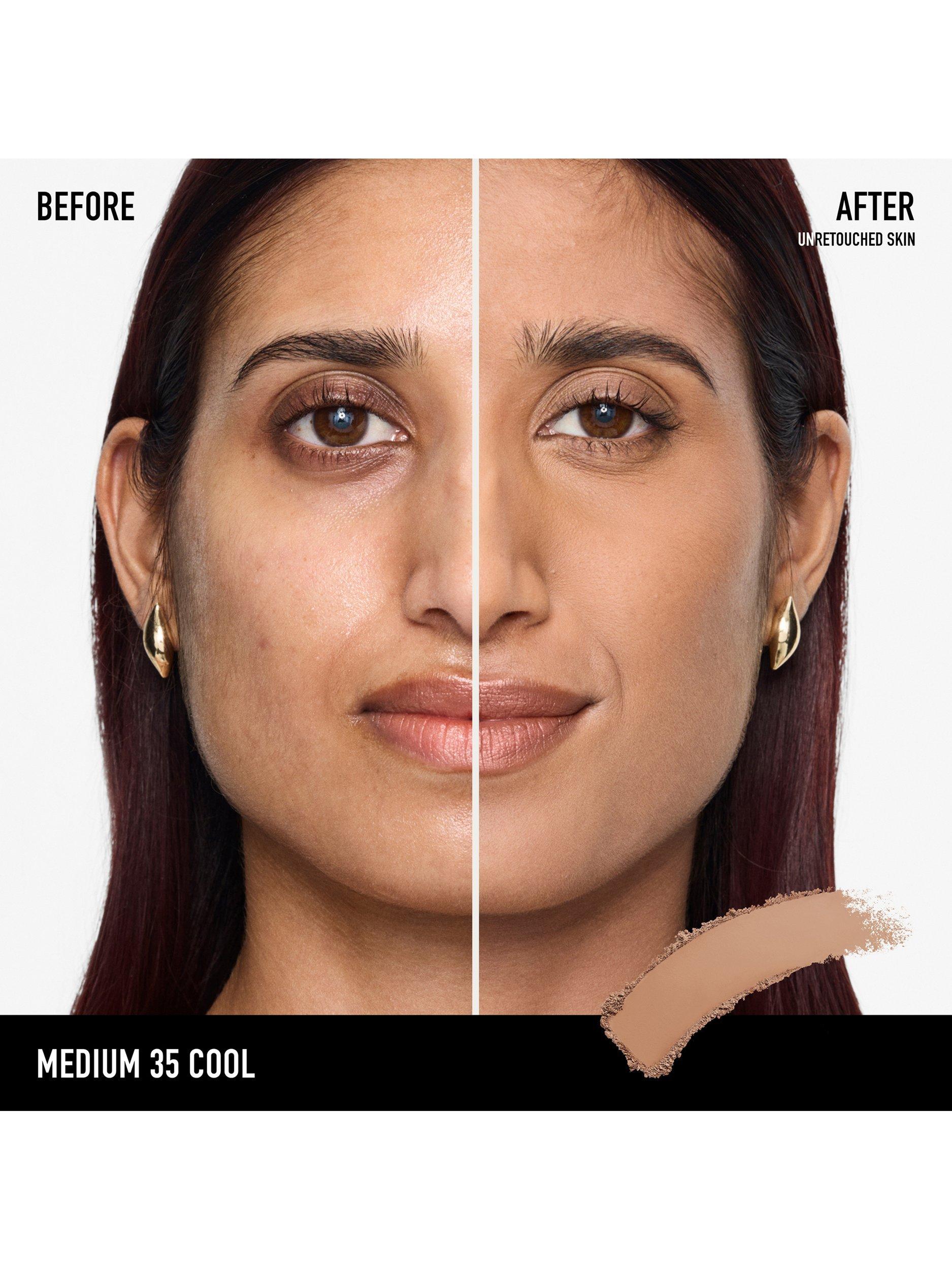 Product image 3 of 8, which shows bareMinerals BAREPRO™ 24HR Skin-Perfecting Powder Foundation, Medium 35 Cool