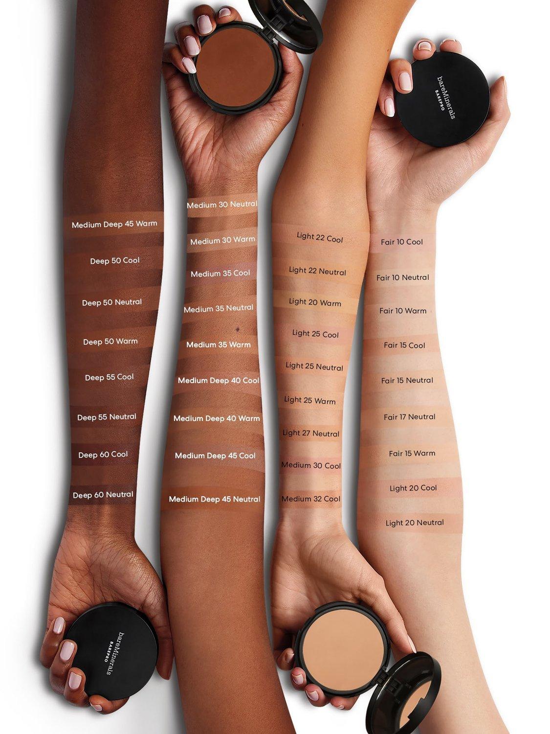 Product image 4 of 8, which shows bareMinerals BAREPRO™ 24HR Skin-Perfecting Powder Foundation, Medium Deep 40 Cool