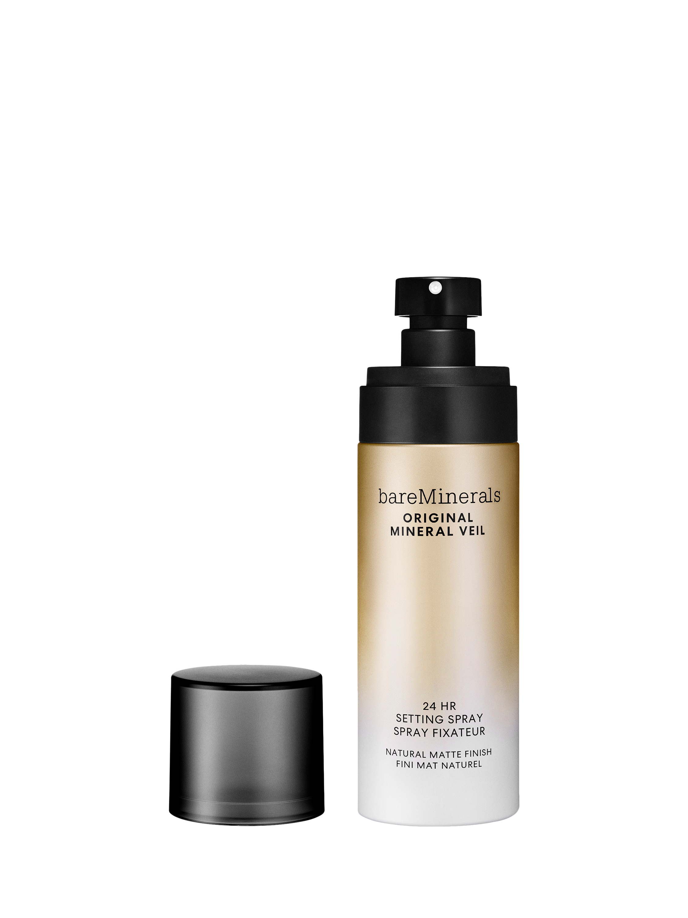Product image 1 of 8, which shows bareMinerals Original Mineral Veil 24HR Natural Matte Setting Spray, 100ml