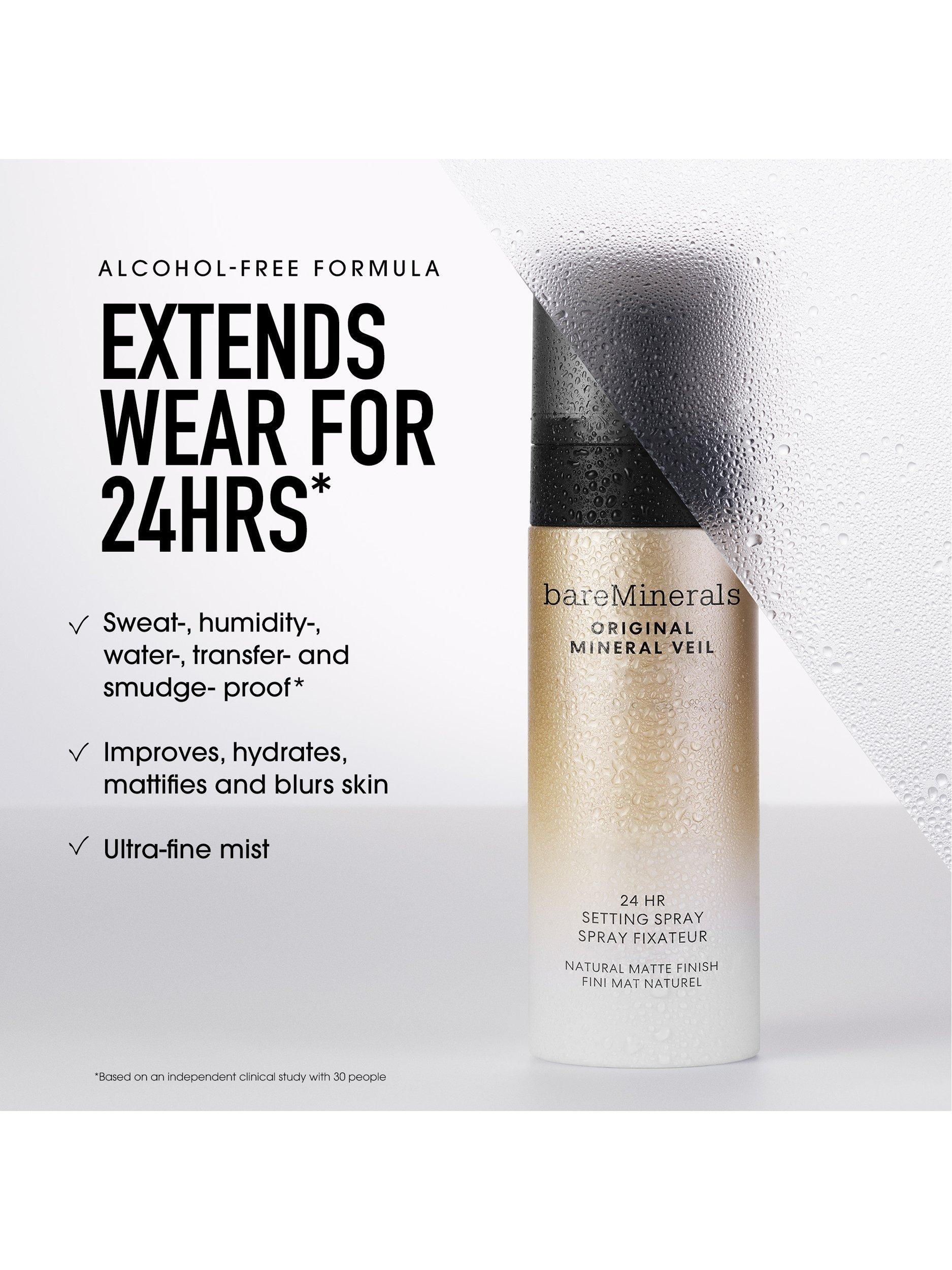 Product image 5 of 8, which shows bareMinerals Original Mineral Veil 24HR Natural Matte Setting Spray, 100ml
