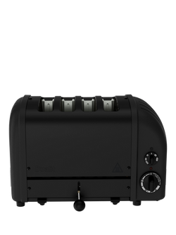 Dualit NewGen Stealth 4 Slice Toaster, Stealth Black, Stealth Black