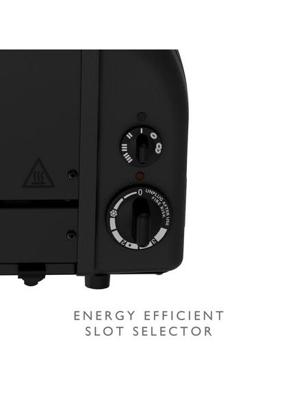 Dualit NewGen Stealth 4 Slice Toaster, Stealth Black - view 2, Stealth Black