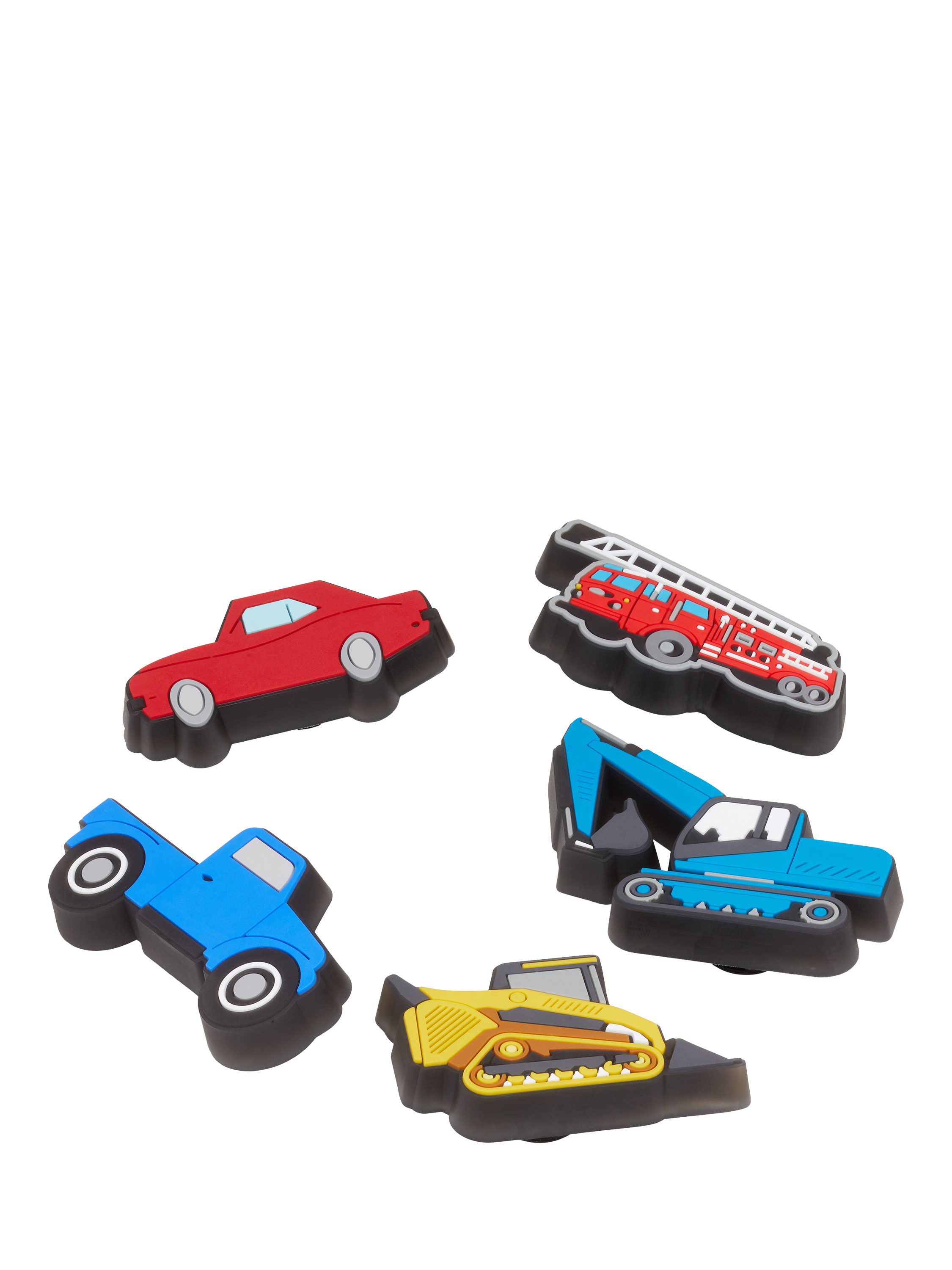 Product image 2 of 4, which shows Crocs Kids' Cars and Trucks Jibbitz, Pack of 5