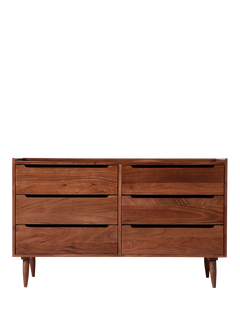 Swoon Southwark 6 Drawer Chest, Dark Brown
