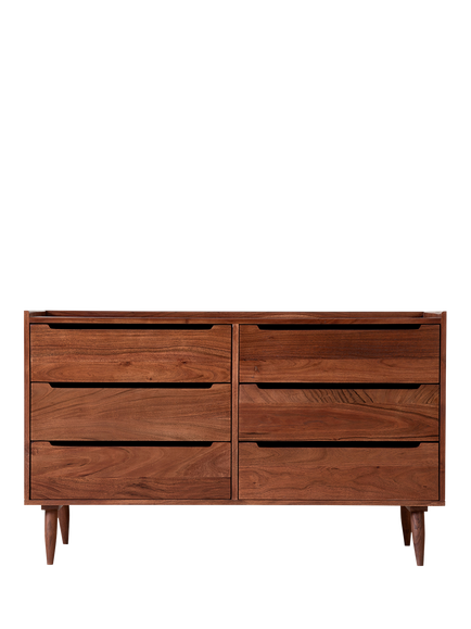 Swoon Southwark 6 Drawer Chest, Dark Brown, Acacia