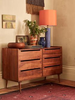Swoon Southwark 6 Drawer Chest, Dark Brown - view 2, 