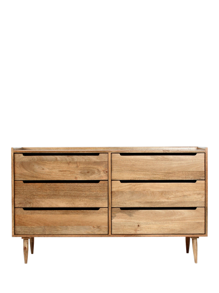 Swoon Southwark 6 Drawer Chest, Natural, Oak
