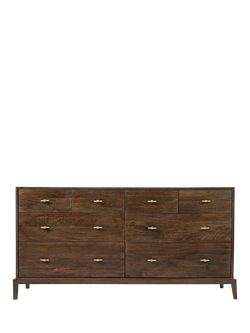 Swoon Verne 8 Drawer Chest, Dark Brown, 