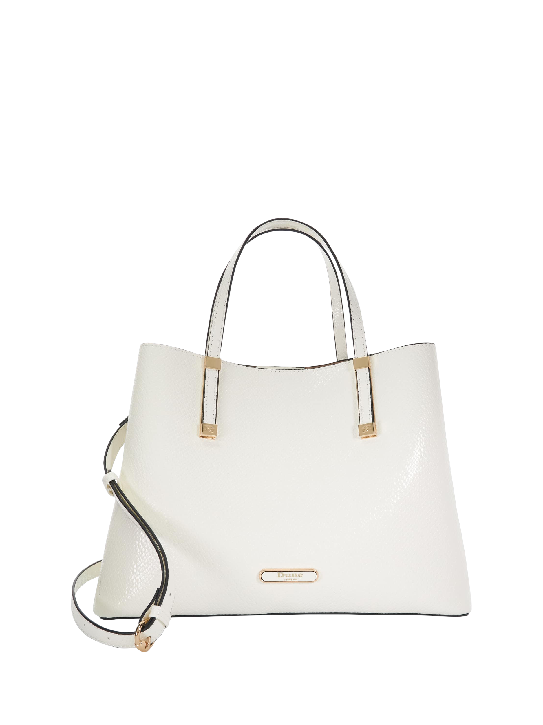 Dune London Dorry Grab Bag, White White