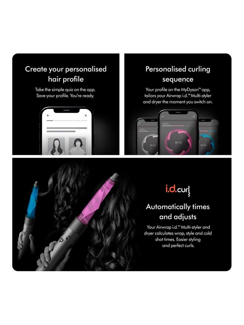 Product image 5 of 5, which shows Dyson Airwrap i.d.™ Straight+Wavy Hair Styler, Jasper Plum