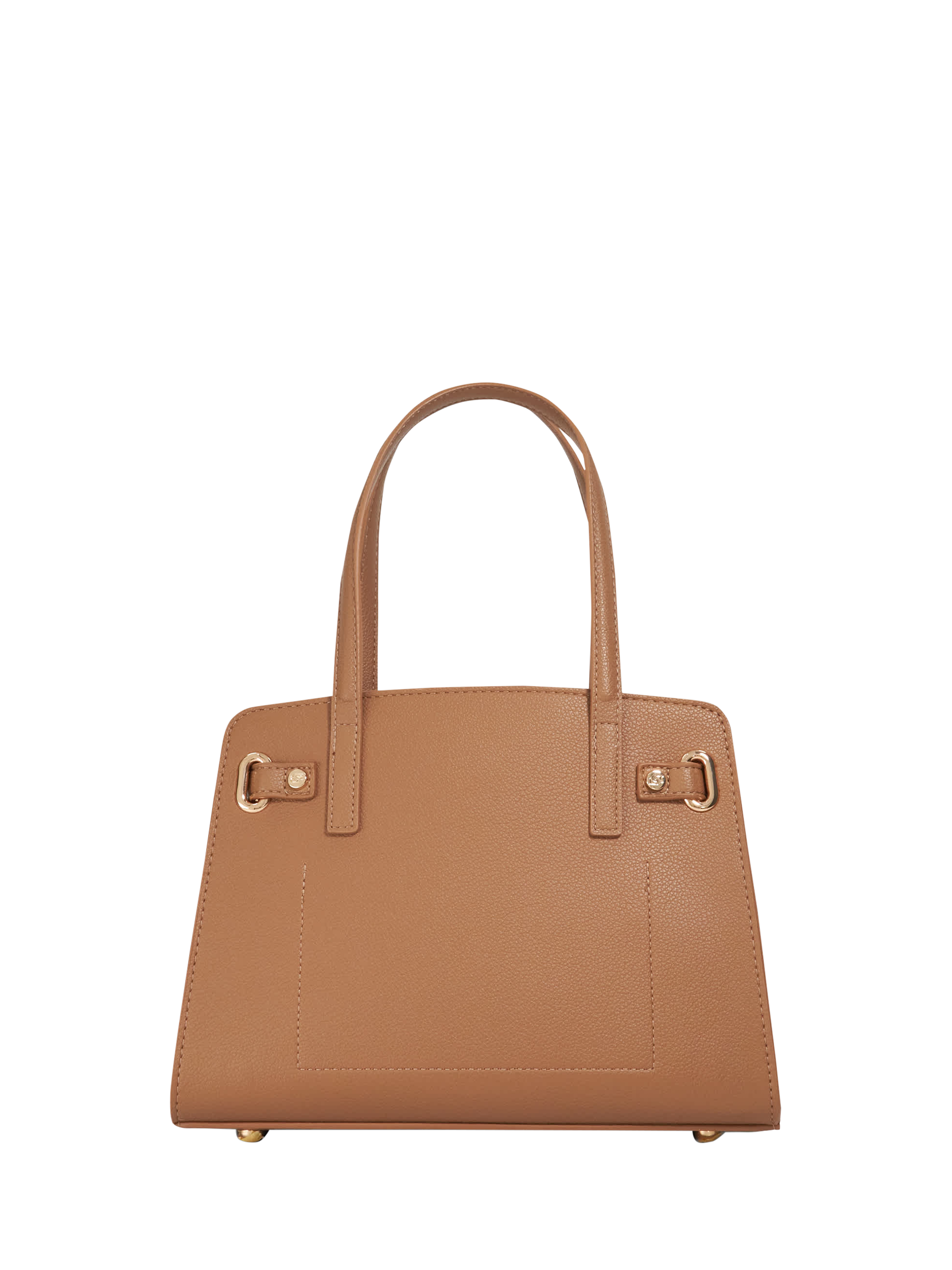 Product image 3 of 5, which shows Dune London Dinidefine Leather Grab Bag, Camel
