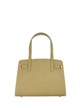 Dune London Dinidefine Leather Grab Bag, Khaki