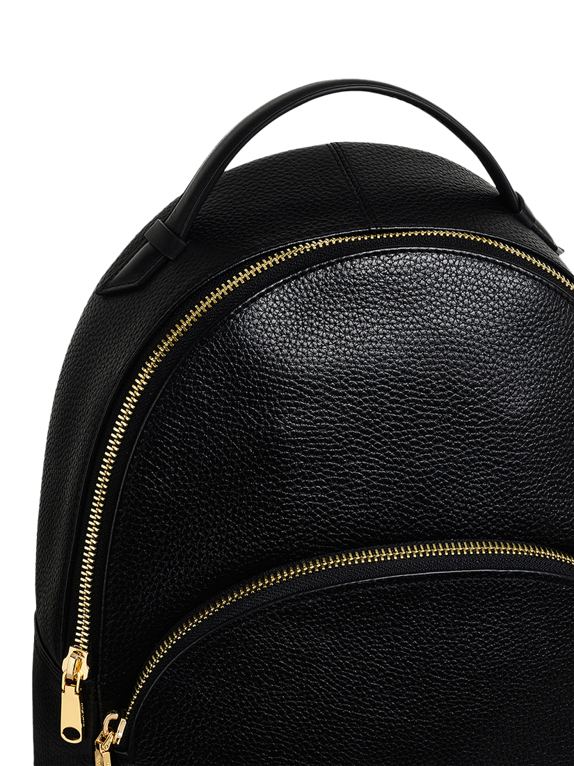 Product image 4 of 5, which shows Radley Dallington Leather Medium Zip Around Backpack, Black