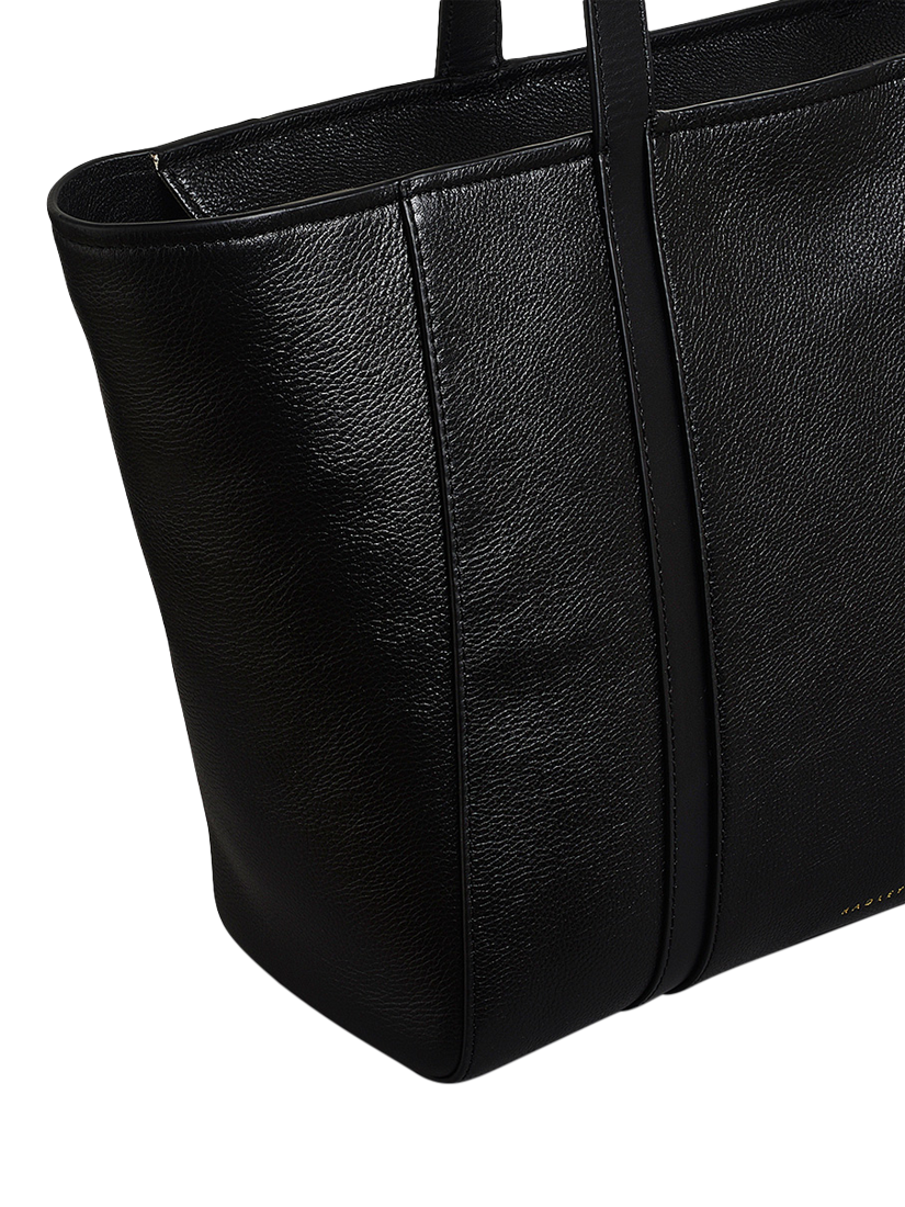 Product image 4 of 4, which shows Radley Knightsbridge Road Leather Large Zip Top Tote Bag, Black