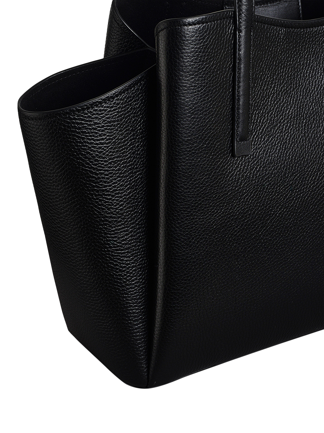 Product image 4 of 4, which shows Radley Blake Gardens Leather Large Zip Top Tote Bag, Black