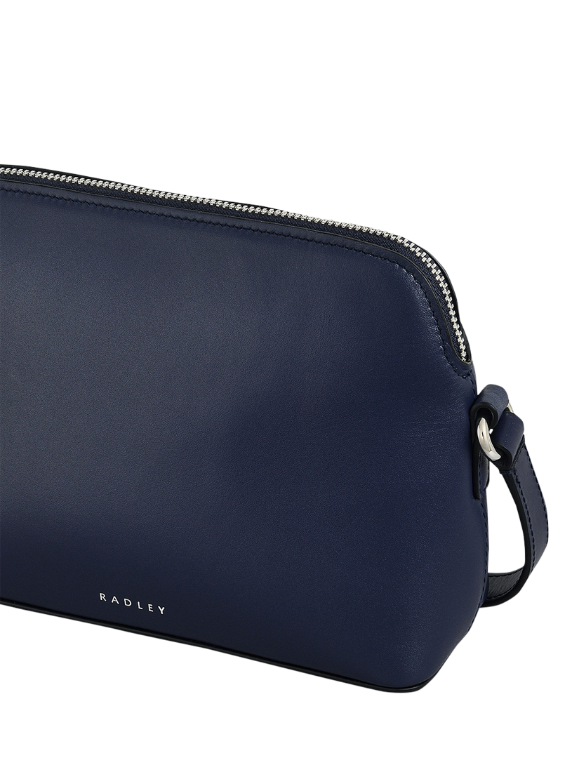 Product image 4 of 4, which shows Radley Bow Street Leather Small Zip Top Cross Body Bag, Evenfall