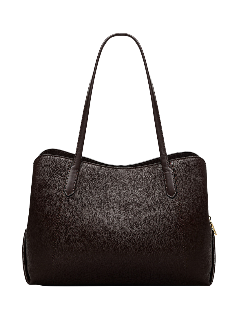 Product image 2 of 4, which shows Radley Provence Avenue Leather Medium Zip Around Shoulder Bag, Dark Oak