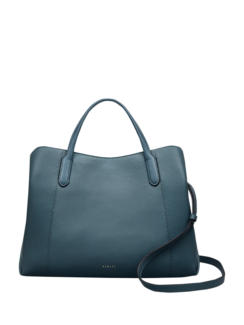 Product image 1 of 6, which shows Radley Provence Avenue Leather Medium Zip Around Grab Bag, Uniform