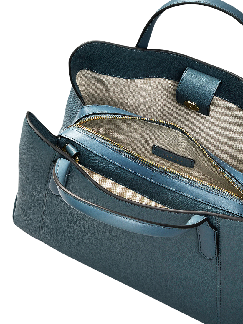 Product image 3 of 6, which shows Radley Provence Avenue Leather Medium Zip Around Grab Bag, Uniform