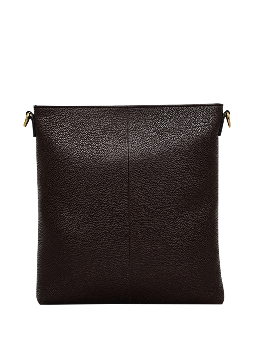 Product image 2 of 4, which shows Radley Selby Crescent Grained Leather Bag, Dark Oak