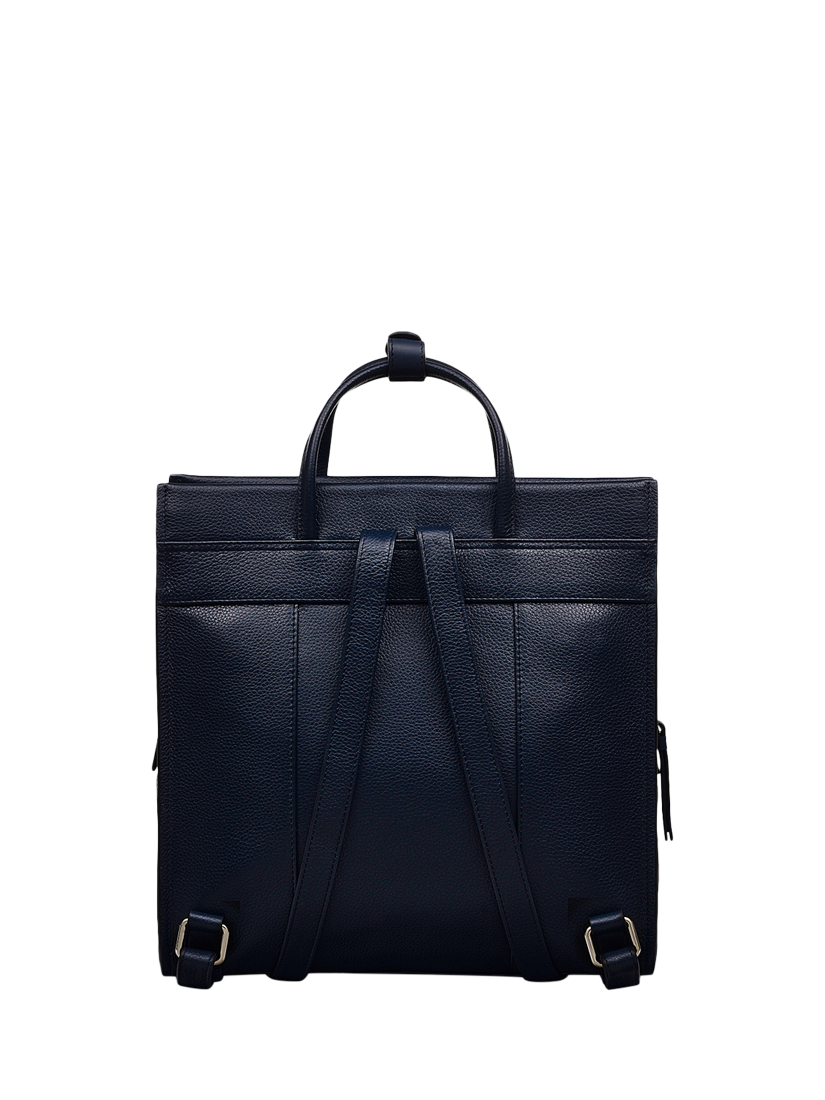 Product image 2 of 4, which shows Radley Arlington Court Leather Medium Zip Around Backpack, Ink