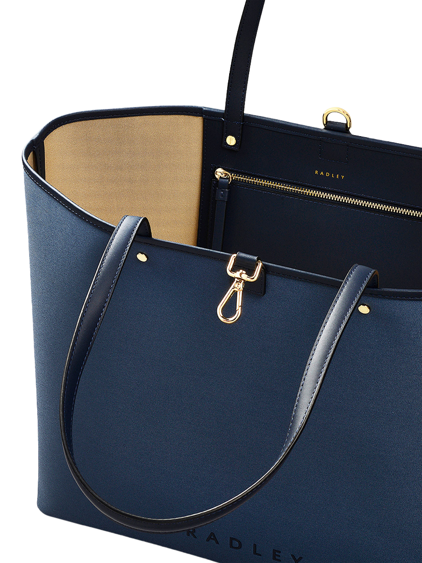 Product image 3 of 4, which shows Radley Addison Row Tote Bag, Blue