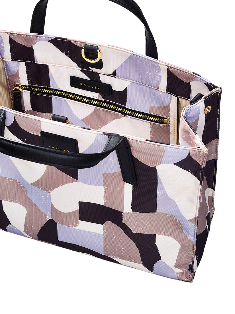 Product image 3 of 4, which shows Radley Argyll Street Grab Bag, Thistle/Multi