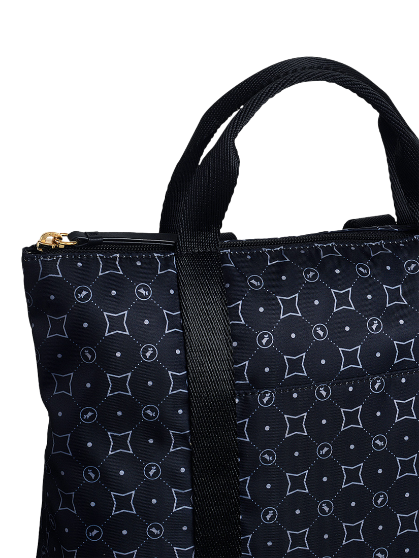Product image 4 of 4, which shows Radley Columbia Road Backpack, Black/White