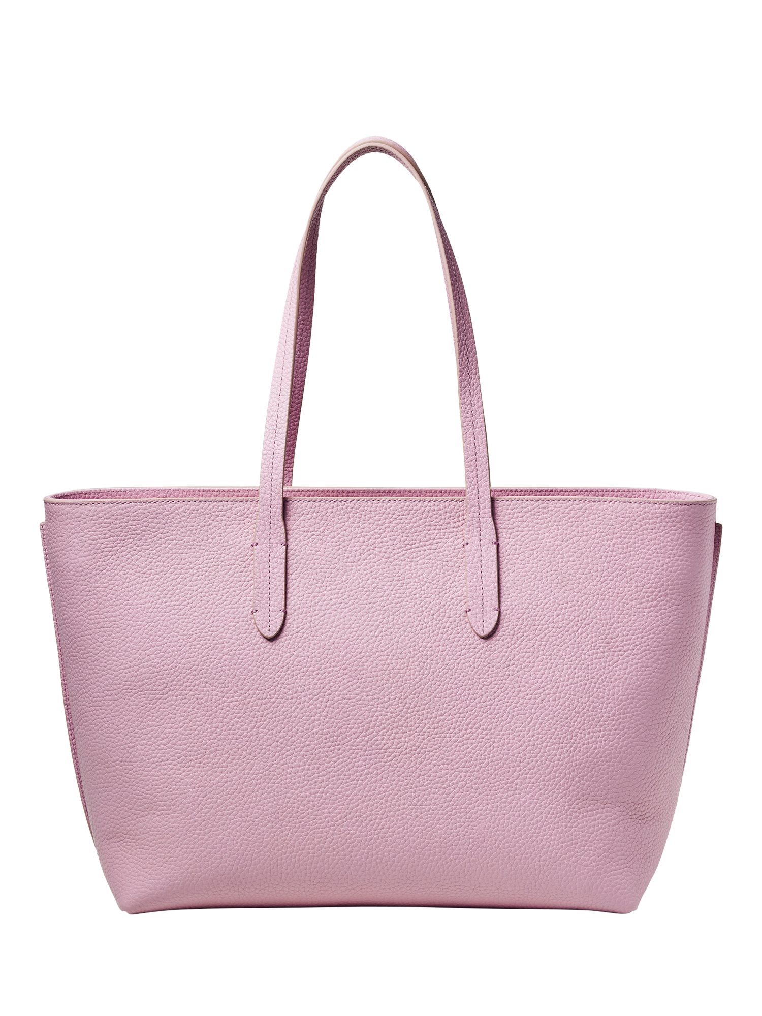 Product image 2 of 7, which shows Aspinal of London East West Tote 2 Leather Bag, Lilac