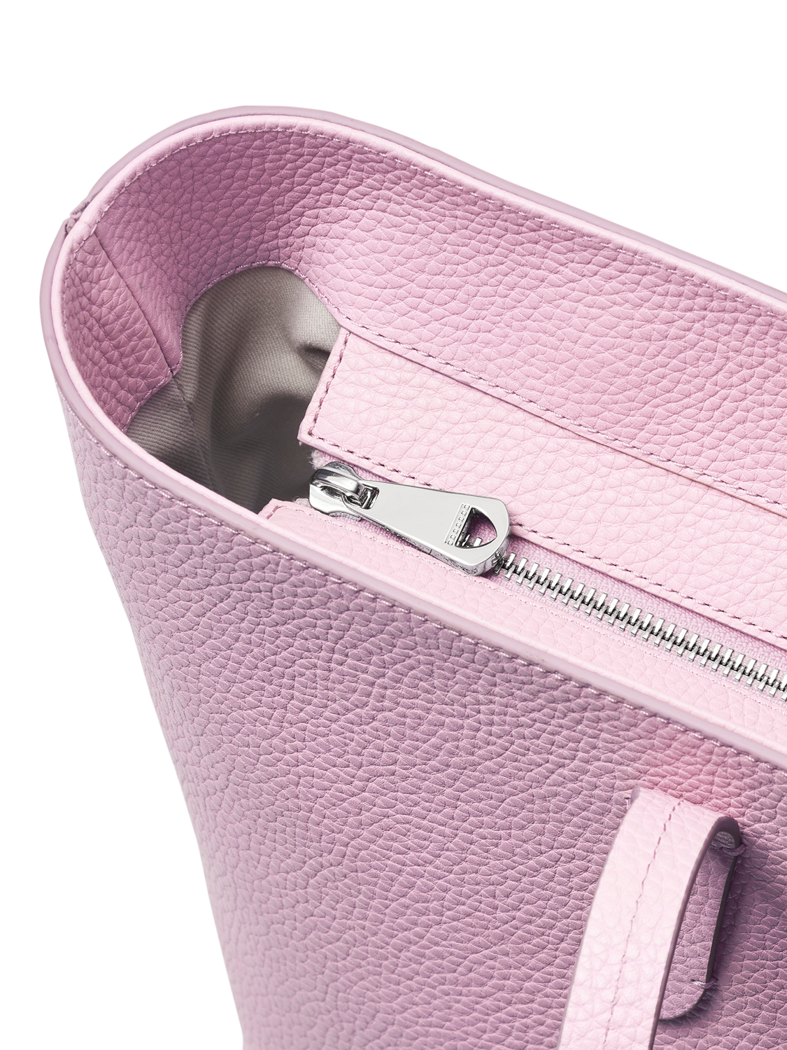 Product image 4 of 7, which shows Aspinal of London East West Tote 2 Leather Bag, Lilac