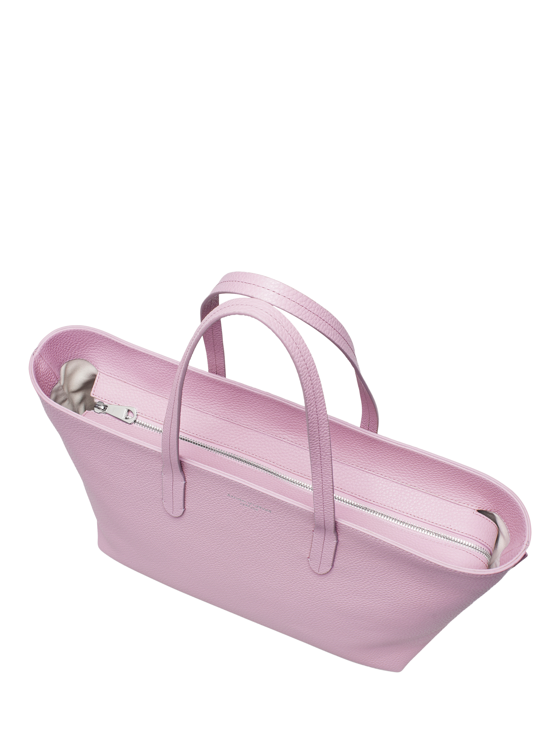 Product image 5 of 7, which shows Aspinal of London East West Tote 2 Leather Bag, Lilac