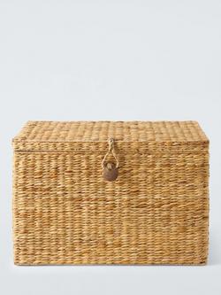 John Lewis Bulrush Storage Trunk, Large, Natural - view 2, 