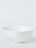 John Lewis Fleur Scalloped Fine China Cereal Bowl, 15cm, White