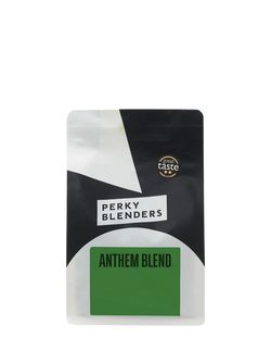 beanz Perky Blenders, Anthem Blend, Whole Coffee Beans, 250g, Black