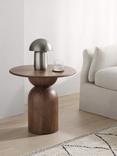 John Lewis Adina Round Side Table, Walnut