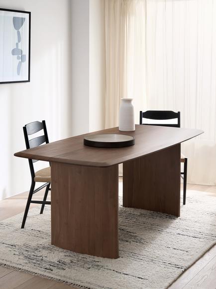 John Lewis Akola 6 Seater Dining Table, Natural - view 2, Natural