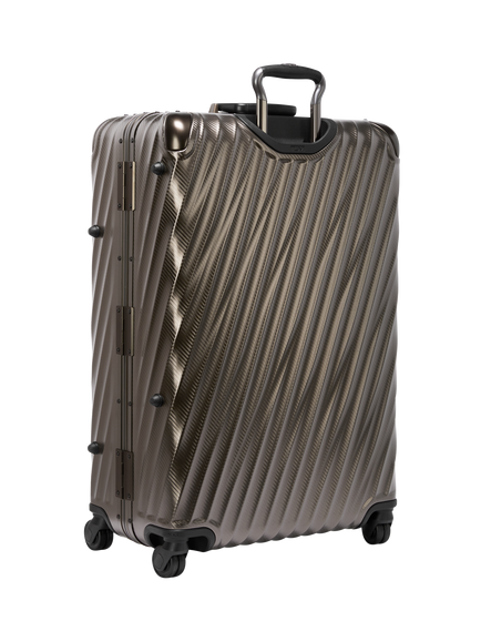 TUMI 19 Degree Extended Trip 4 Wheel Expandable Suitcase, 77.5cm, Textured Gunmetal - view 2, Textured Gunmetal