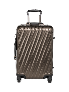 TUMI 19 Degree International 35.5cm 4-Wheel Cabin Case, Textured Gunmetal