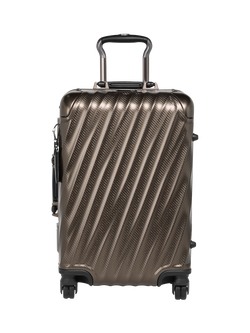 TUMI 19 Degree International 35.5cm 4-Wheel Cabin Case, Textured Gunmetal, Textured Gunmetal