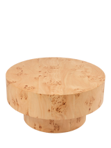 John Lewis Burl Round Coffee Table