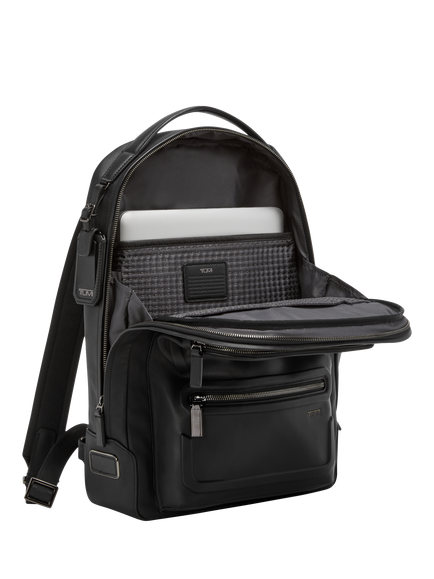 TUMI Bradner Backpack, Black Bombe - view 2, Black Bombe