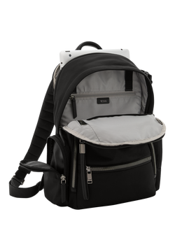 TUMI Celina Medium Backpack, Black/Gunmetal - view 2, Black/Gunmetal