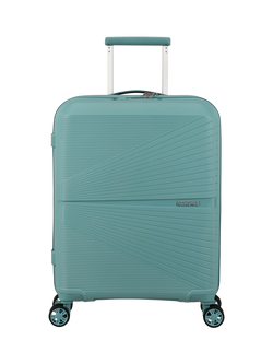 American Tourister Airconic 4-Wheel Spinner 55cm Cabin Case, 33.5L - view 2, Dusty Turquoise