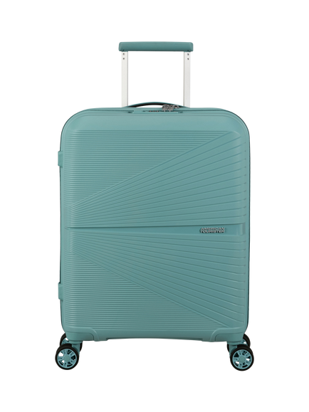 American Tourister Airconic 4-Wheel Spinner 55cm Cabin Case, 33.5L - view 2, Dusty Turquoise