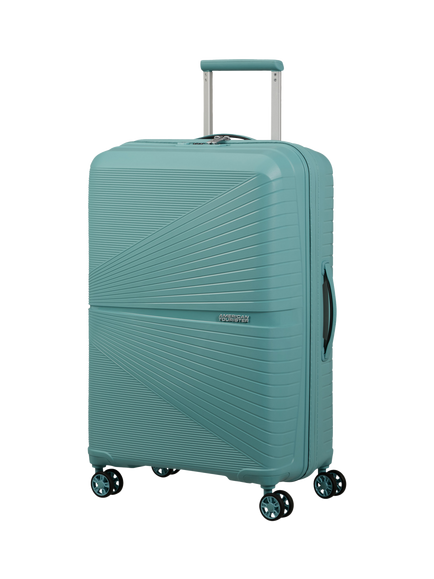 American Tourister Airconic 67cm 4-Wheel Medium Suitcase, 67L, Dusty Turquoise