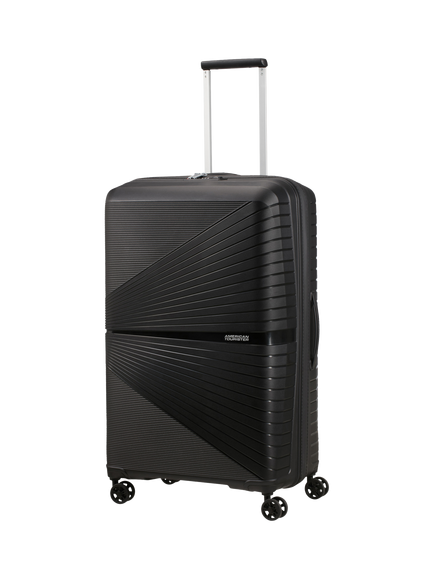 American Tourister Airconic 4-Wheel Spinner 77cm Large Suitcase, 101L, Onyx Black