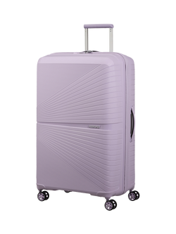 American Tourister Airconic 4-Wheel Spinner 77cm Large Suitcase, 101L, Stormy Lilac
