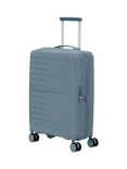 American Tourister Fastforward 4-Wheel Spinner 55cm Expandable Cabin Case, Steel Blue